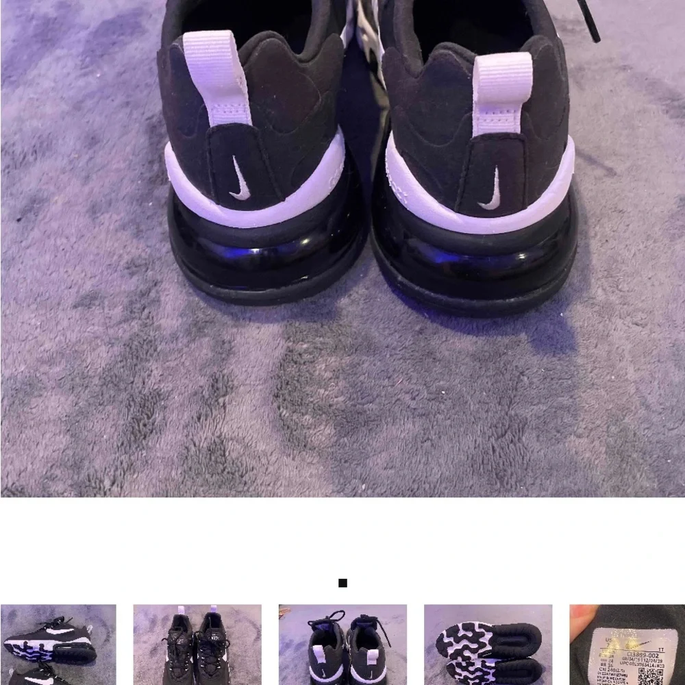 Nike Black & White Air Max 270 - Picture 4 of 6